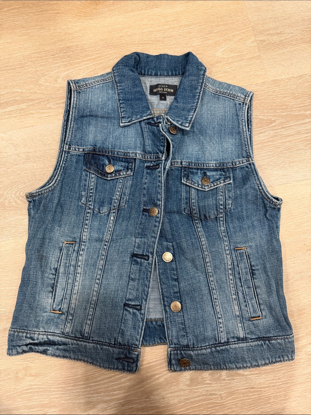 J Crew Women’s Denim Vest - Jean Jacket Vest